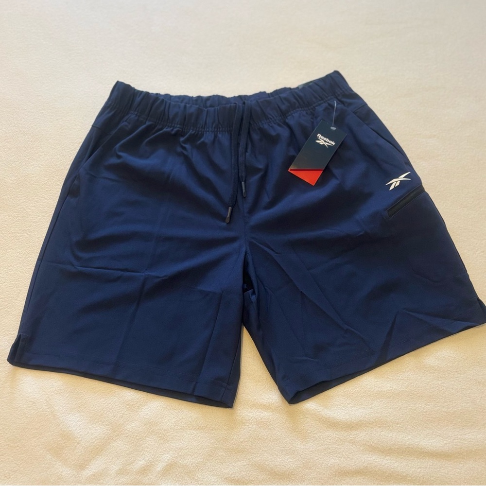 Reebok Everyday Active Navy Shorts 8”